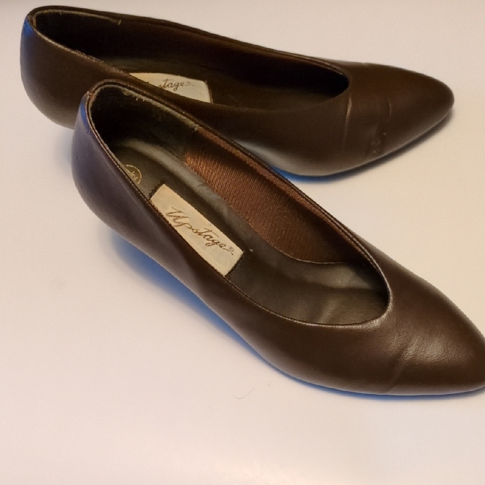 Vintage Dark Brown Women's Flats